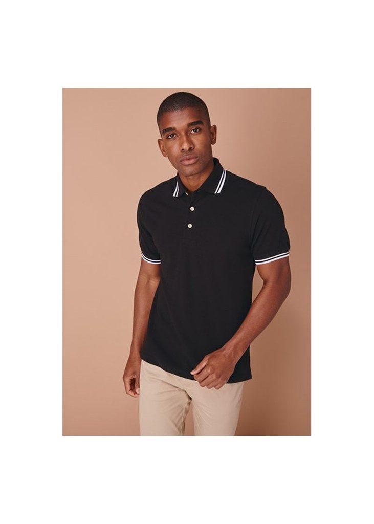 Henbury Double Tipped Collar And Cuff Polo Shirt HB150