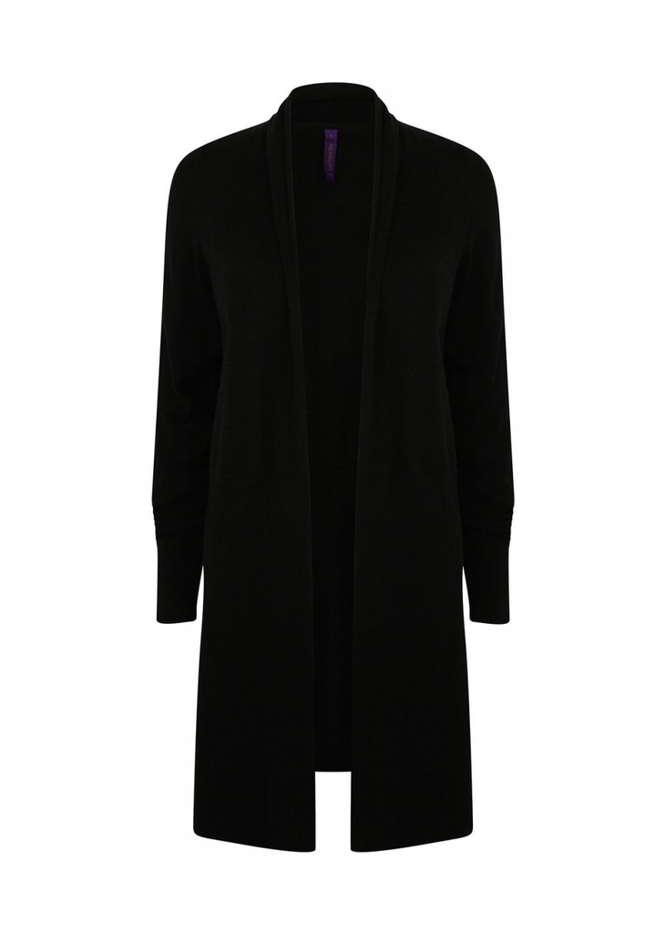 Henbury Women's Longline Open Cardigan HB719