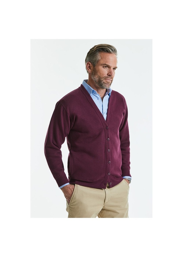 Russell Adults Sweatshirt Cardigan R273M