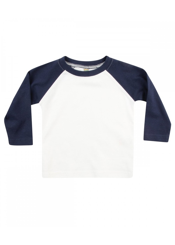 Larkwood Baby/Toddler Long Sleeve Baseball T-Shirt LW25T
