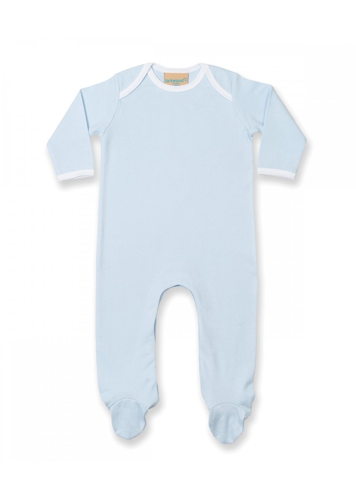 Larkwood Contrast Baby Sleepsuit LW53T