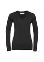 Russell Ladies V-Neck Knitted Pullover R710F