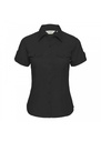 Russell Collection Ladies Roll Short Sleeve Fitted Twill Shirt R919F