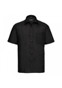 Russell Collection Mens Short Sleeve Classic Polycotton Poplin Shirt R935M