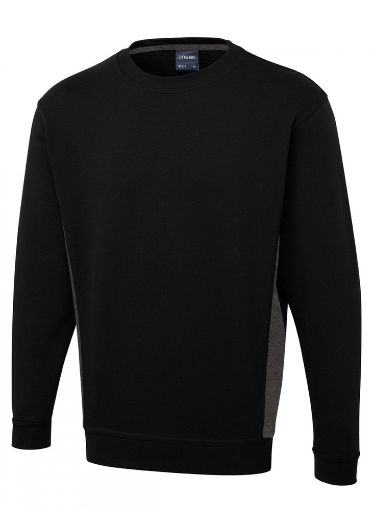 Uneek Two Tone Crew New Sweatshirt UC217