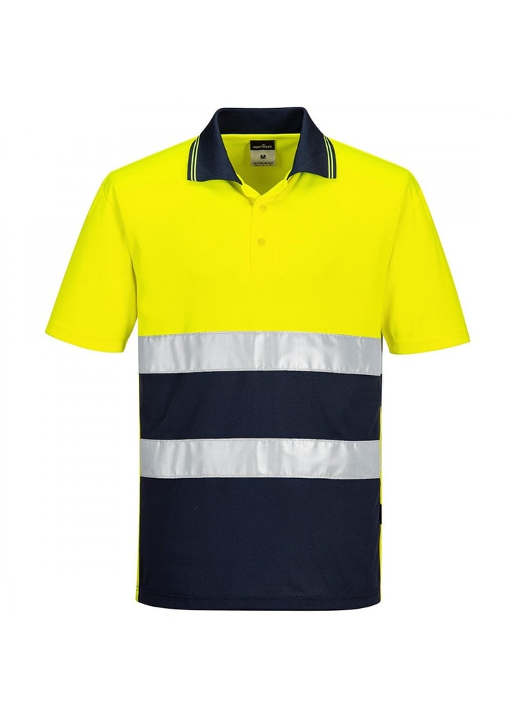 Portwest Two-Tone Lightweight Short Sleeve Polo Shirt S175