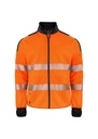 Projob Hi Visibility Full Zip Sweatshirt EN ISO 20471 Class 3/2 646109