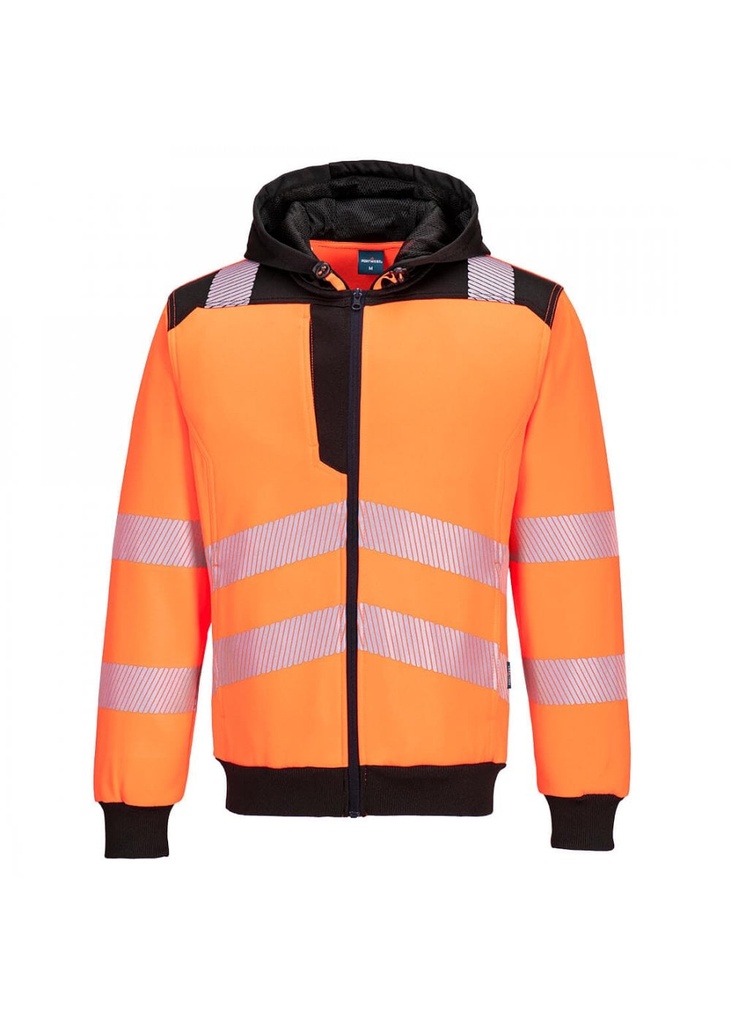 Portwest PW3 Hi-Vis Zip Hoodie PW327