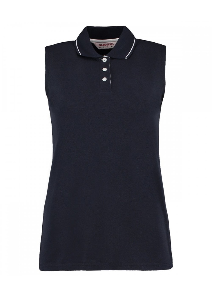 Kustom Kit Classic Fit Sleeveless Polo KK730