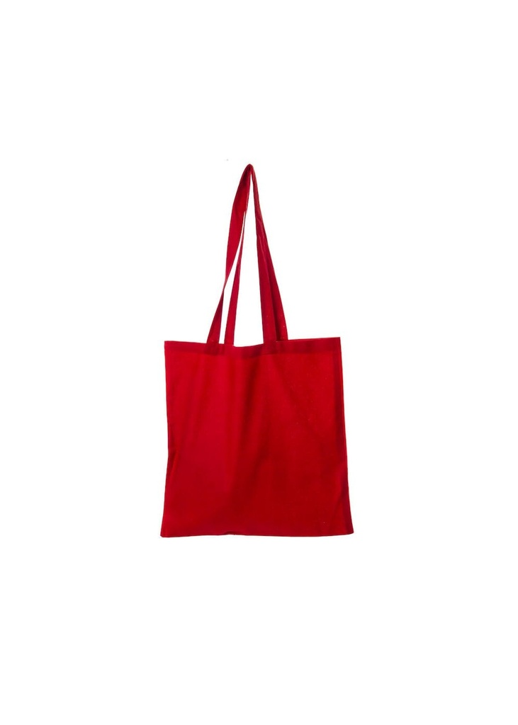 Bag Store Red Cotton 4.5oz Shopper BS92000