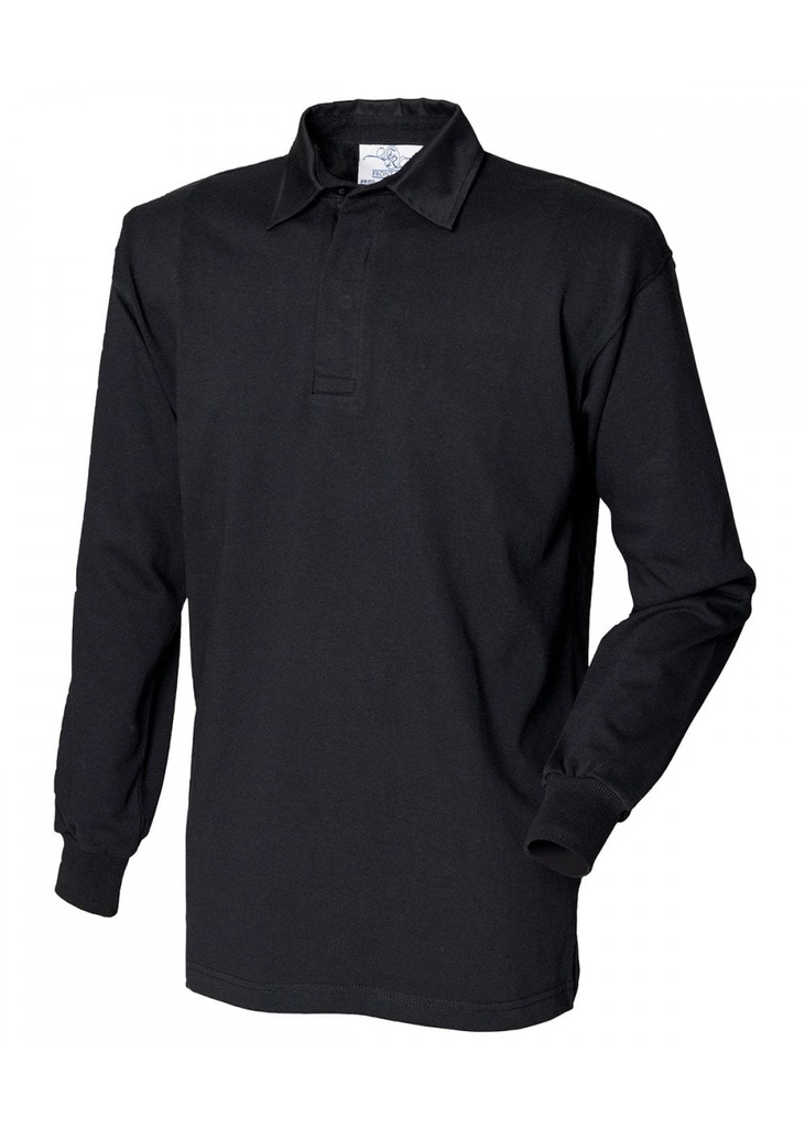 Front Row Long Sleeve Plain Rugby Shirt FR100