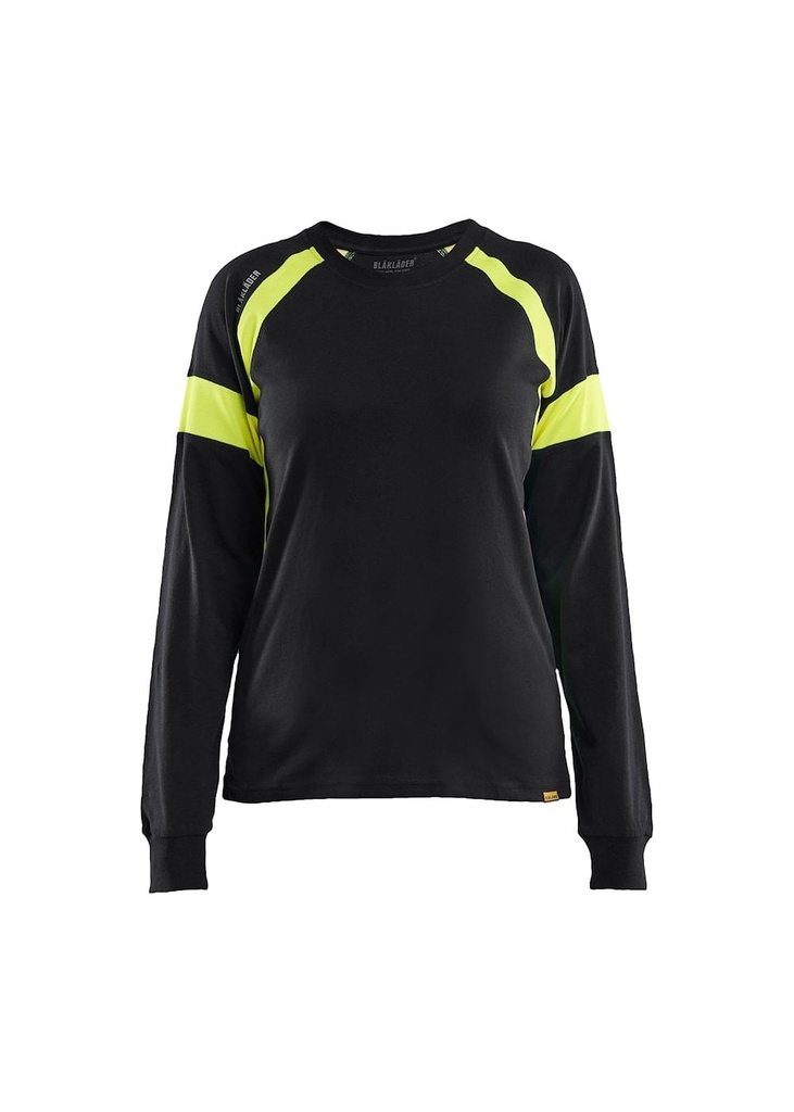 Blaklader Womens Long-Sleeved T-Shirt With Hi-Vis 35211030