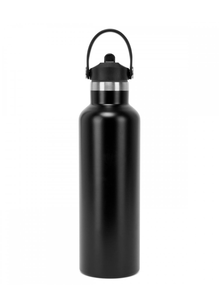TriDri Vacuum gym sports water bottle with flip-up straw TR700
