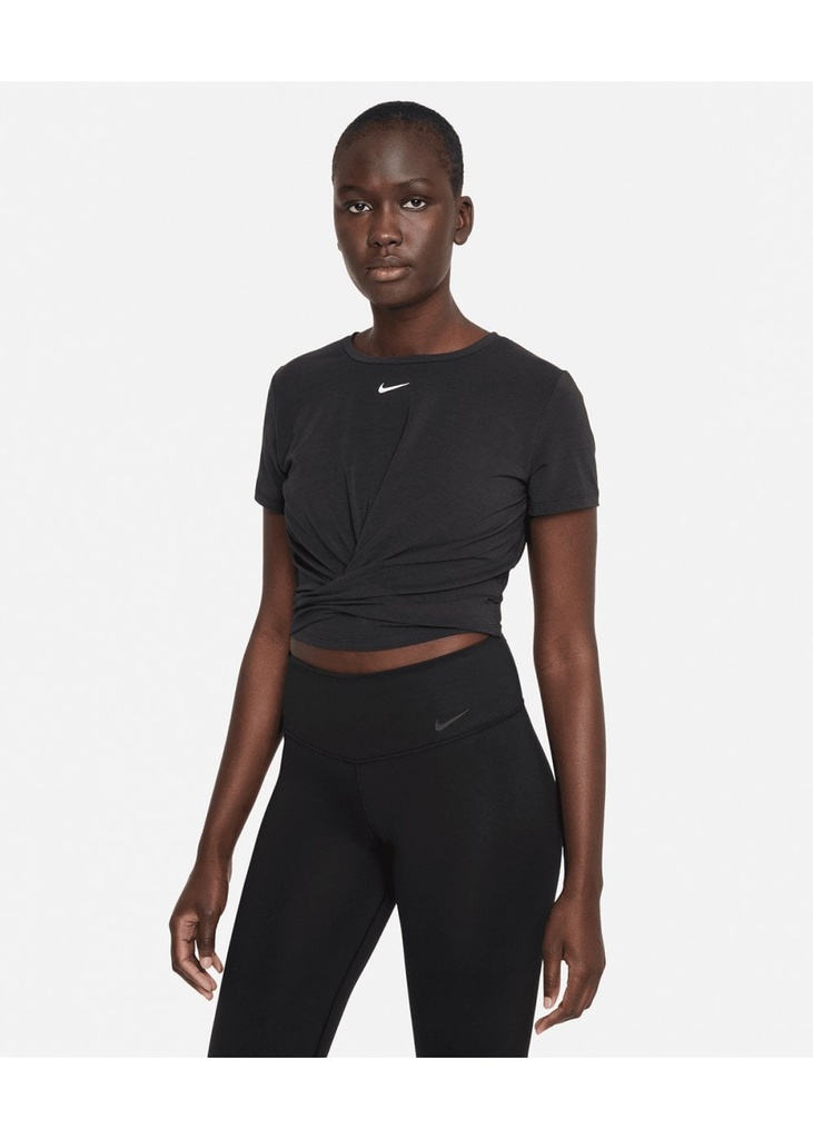 Nike Womens One Luxe Dri-FIT Short Sleeve Standard Twist Top NK374