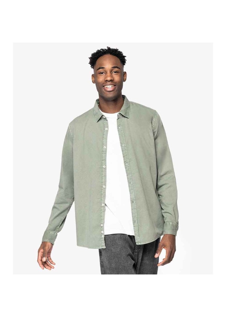 Native Spirit Washed Long Sleeve Shirt NS502
