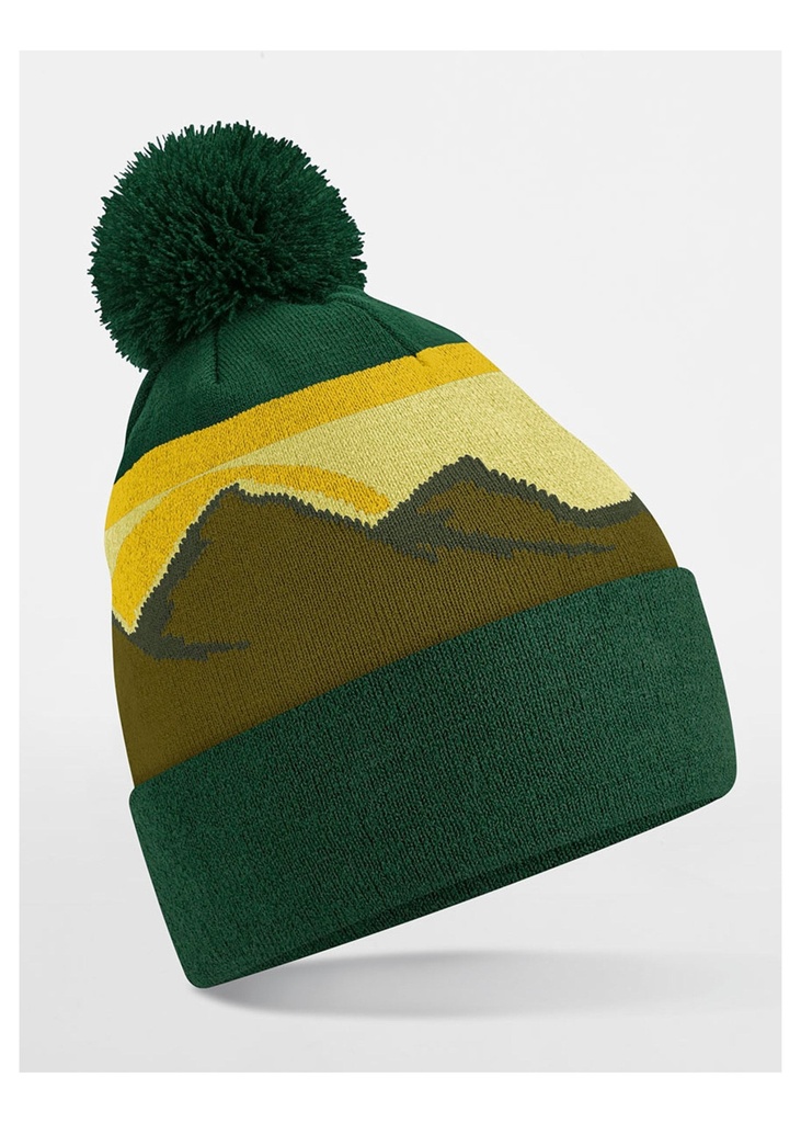 Beechfield  Mountain Peaks Pom Pom Beanie B395R