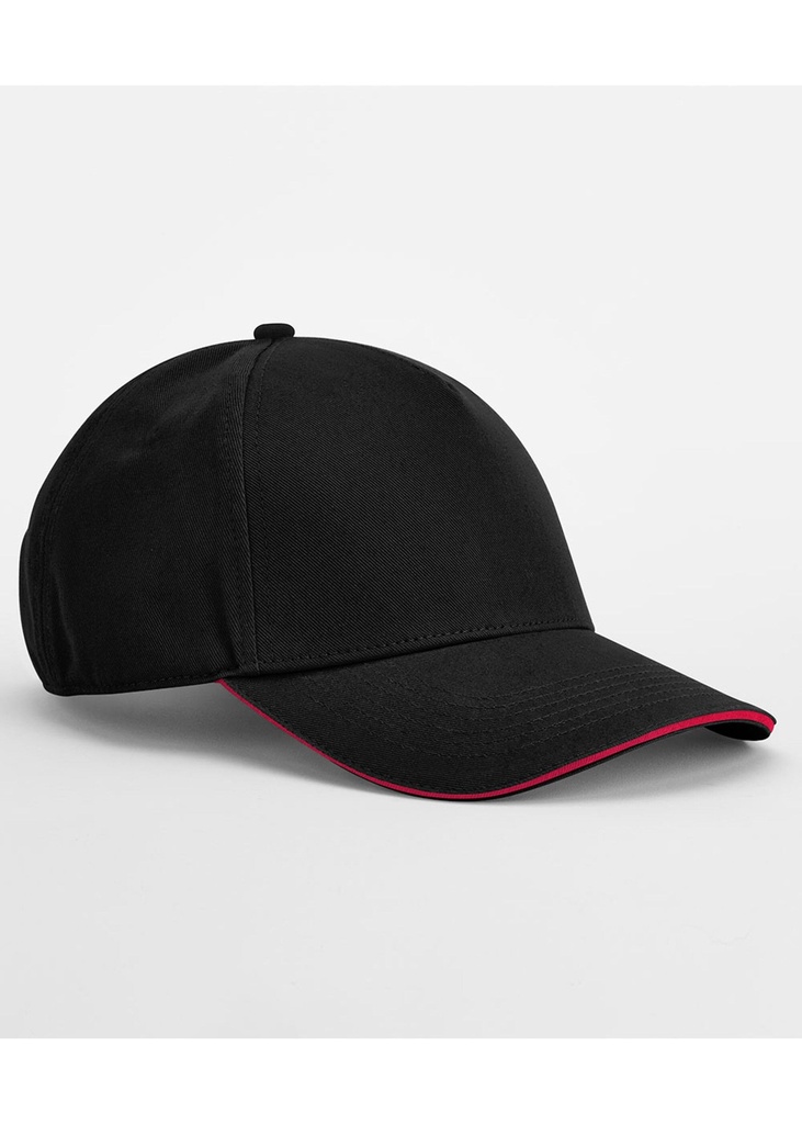 Beechfield  EarthAware Classic Organic Cotton 5 Panel Cap Sandwich Peak B825C
