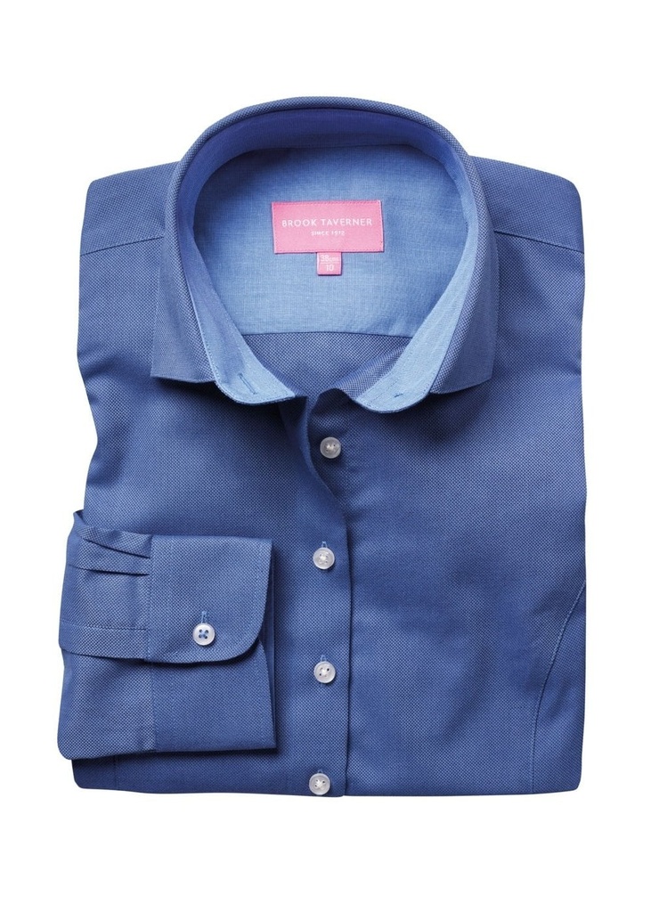 Brook Taverner Aspen Royal Oxford Shirt BT2319