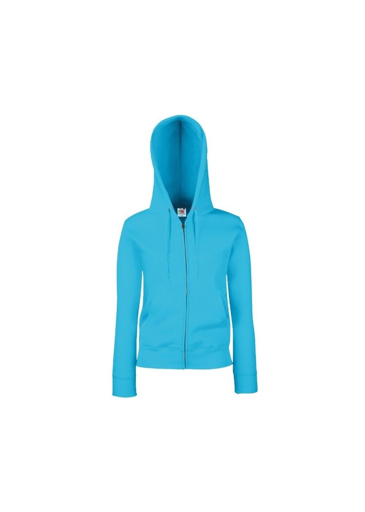 Fruit Of The Loom Womens Premium 70/30 Hooded Sweatshirt Jacket 62118