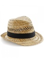 Beechfield Straw Summer Trilby B730