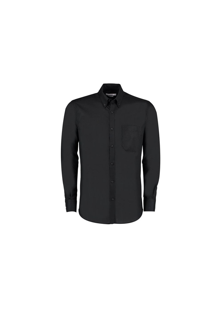Kustom Kit Long Sleeve Slim Fit Workwear Oxford Shirt KK184