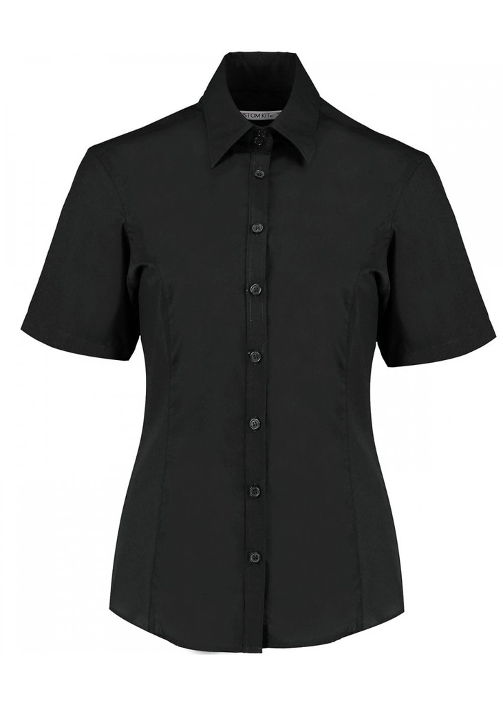 Kustom Kit Tailored Fit Short Sleeve Business Shirt KK742F