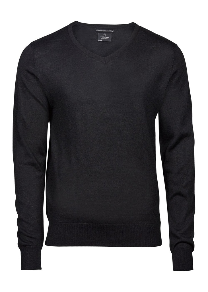 Tee Jays Mens V Neck Knitted Sweater TJ6001