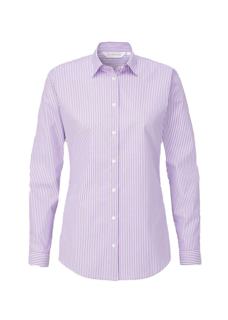 Disley Iona Stripe Long Sleeve Uniform Blouse DS_LL410