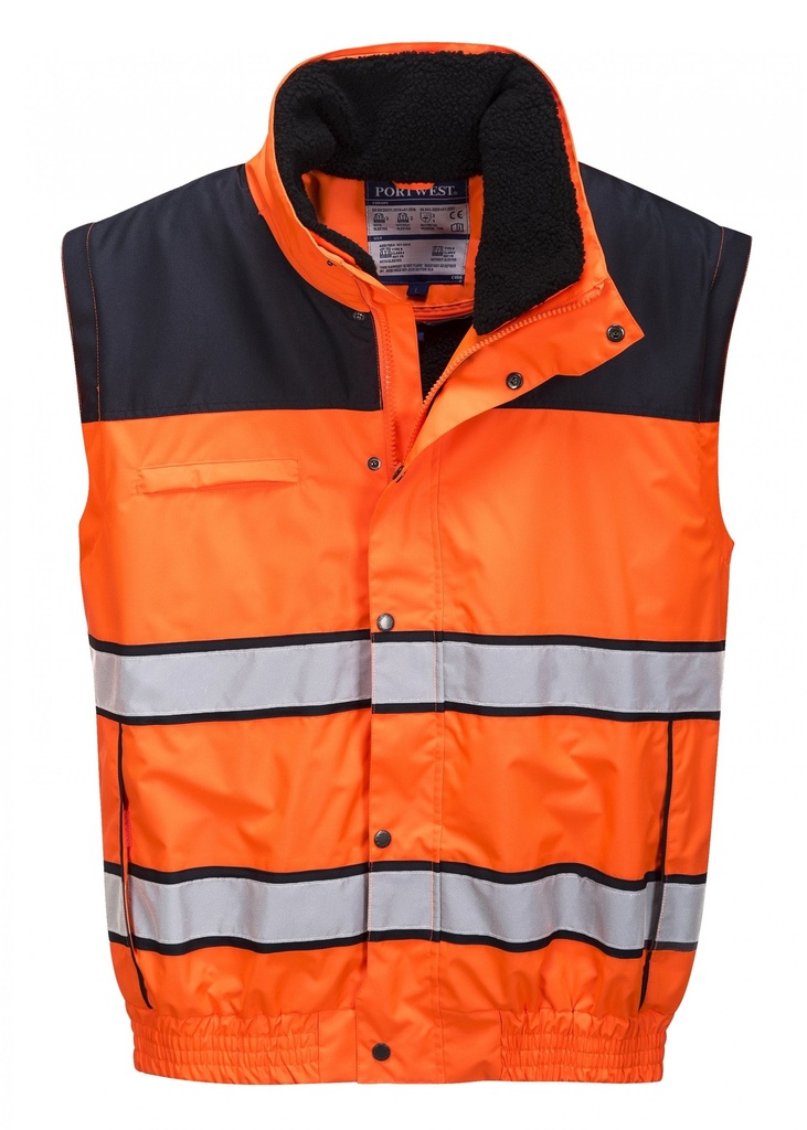 Portwest Hi-Vis Classic Bomber Jacket C466