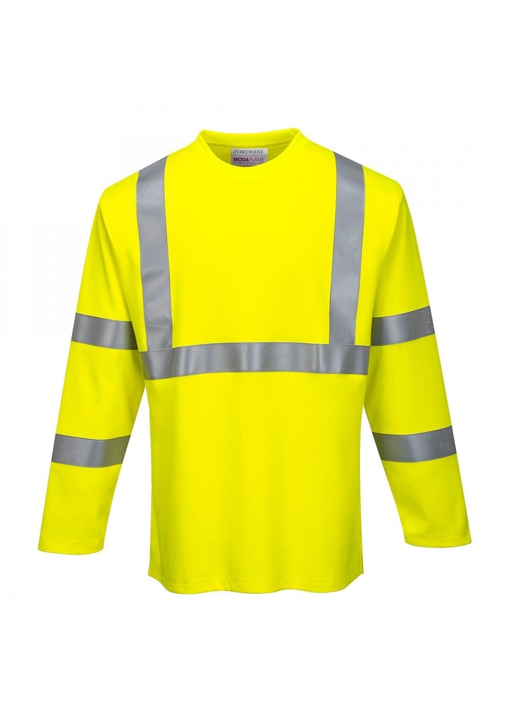 Portwest FR Hi-Vis Long Sleeve T-Shirt FR96