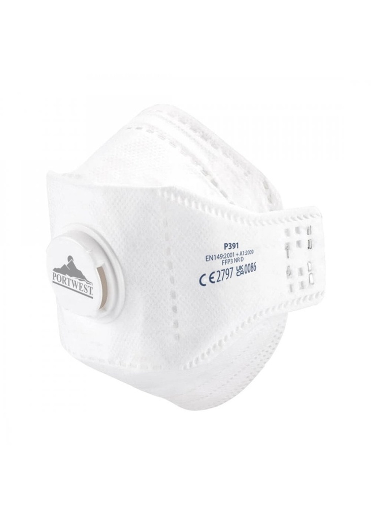Portwest EAGLE FFP3 Valved Dolomite Fold Respirator P391