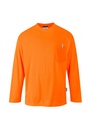 Portwest Day-Vis Pocket Long Sleeve T-Shirt S579