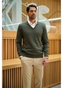 Brook Taverner Mens Berlin V-Neck Jumper BT4566