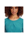 Disley Mona Round Neck Long Sleeve Work Blouse DS_MO5LS
