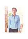 Russell Collection Ladies Long Sleeve Fitted Polycotton Poplin Shirt R924F