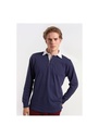 Asquith & Fox Men's Classic Fit Long Sleeved Vintage Rugby Shirt AQ040