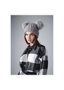 Beechfield Faux Fur Double Pop Pom Beanie B414