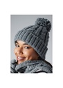 Beechfield Cable Knit Melange Beanie B480